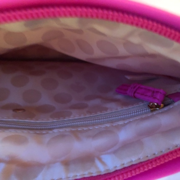 New Kate Spade Bright Pink Nylon Shoulder Bag - Picture 6 of 6